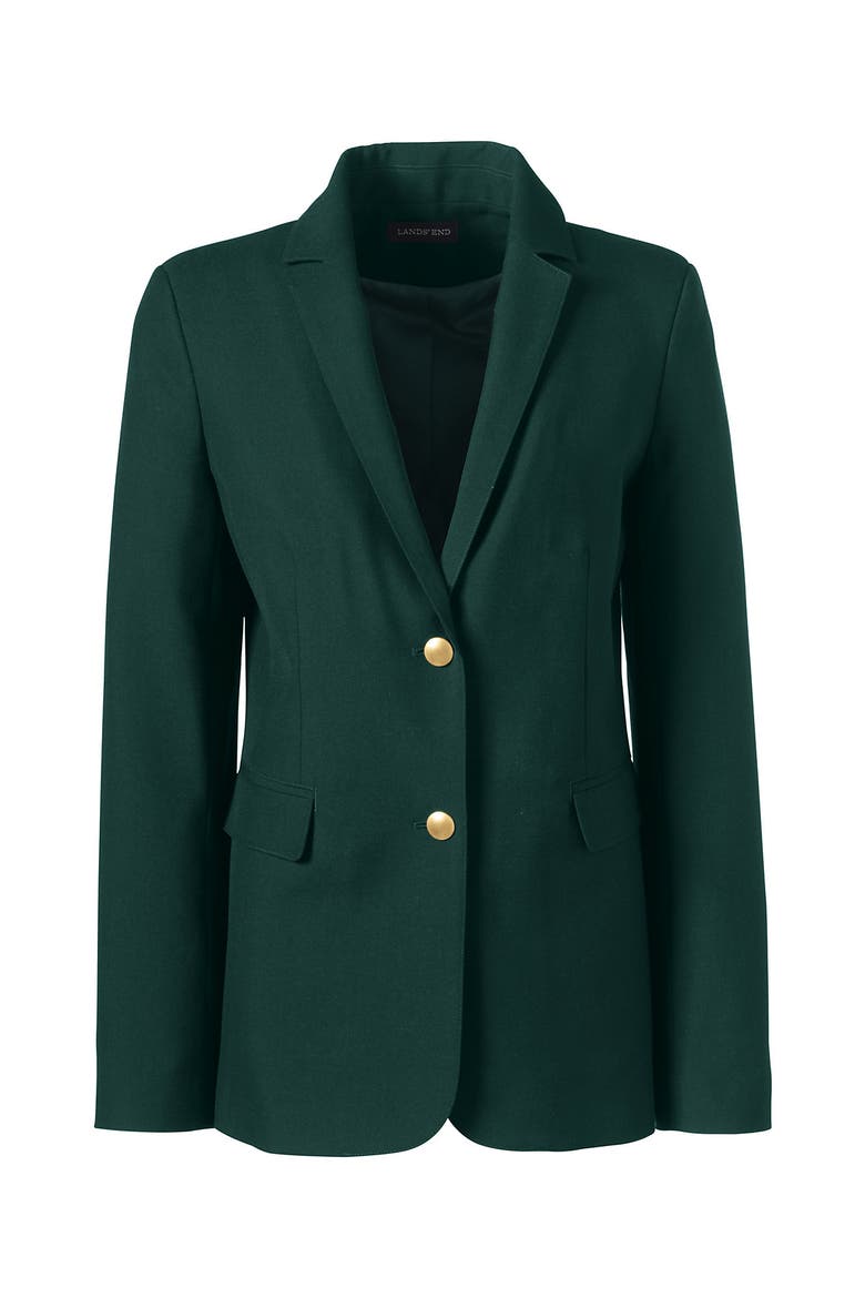 School Uniform  Hopsack Blazer, Alternate, color, Evergreen