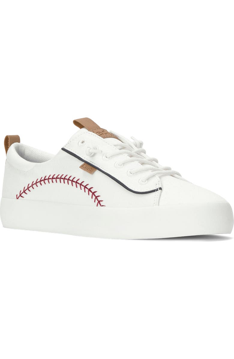 Keds<sup>®</sup> Kickback Slip-On Sneaker, Main, color, Snow White