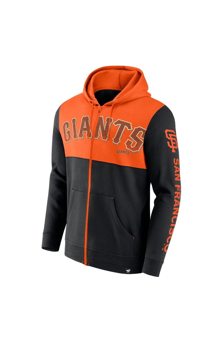 FANATICS Men's Fanatics Branded Black San Francisco Giants Walk Off Fleece Full-Zip Hoodie, Alternate, color,