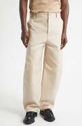 Givenchy Couture Seam Cotton Twill Workwear Pants