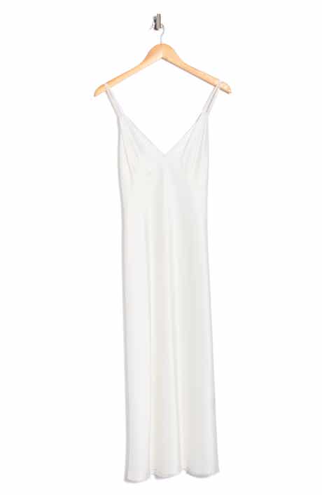 Alice + Olivia Kiro Satin Slipdress
