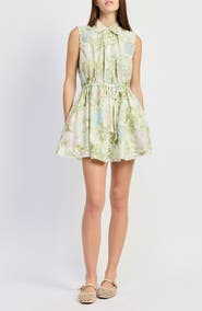 En Saison Blair Shell Print Minidress