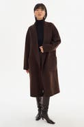LAMARQUE THARA | Shawl Collar Wool Coat