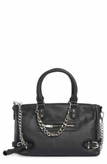 Madden Girl Faux Leather Satchel Bag