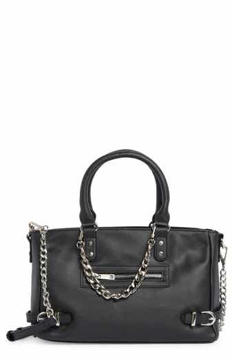 Madden Girl Faux Leather Satchel Bag