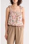 selected Cream/ Red Floral Muse