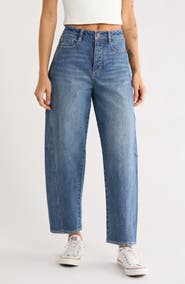 Habitual Brant High Waist Crop Barrel Jeans