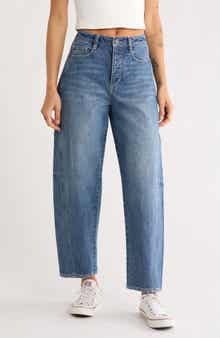 Habitual Brant High Waist Crop Barrel Jeans