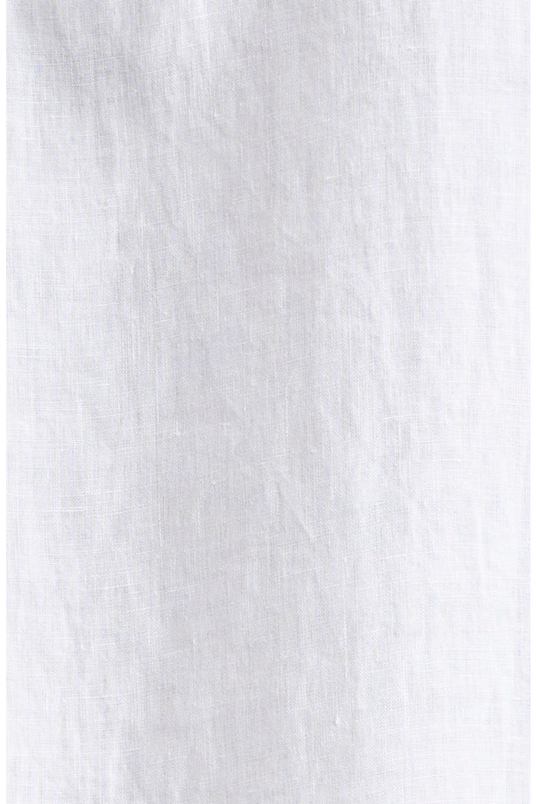 Long Sleeve Linen Button-Up Shirt, Alternate, color, WHITE
