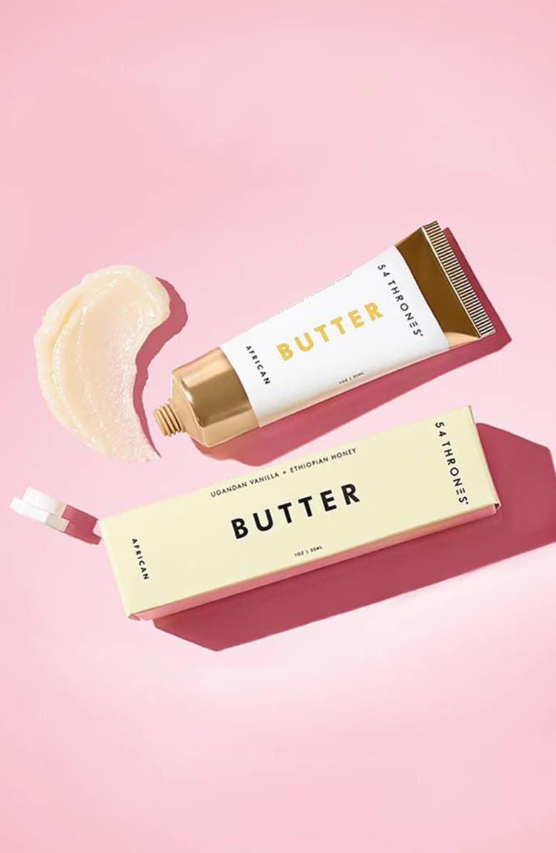 54 Thrones African Beauty Butter - Intensive Dry Skin Treatment in Ugandan Vanilla + Ethiopian Honey, Alternate, color, 