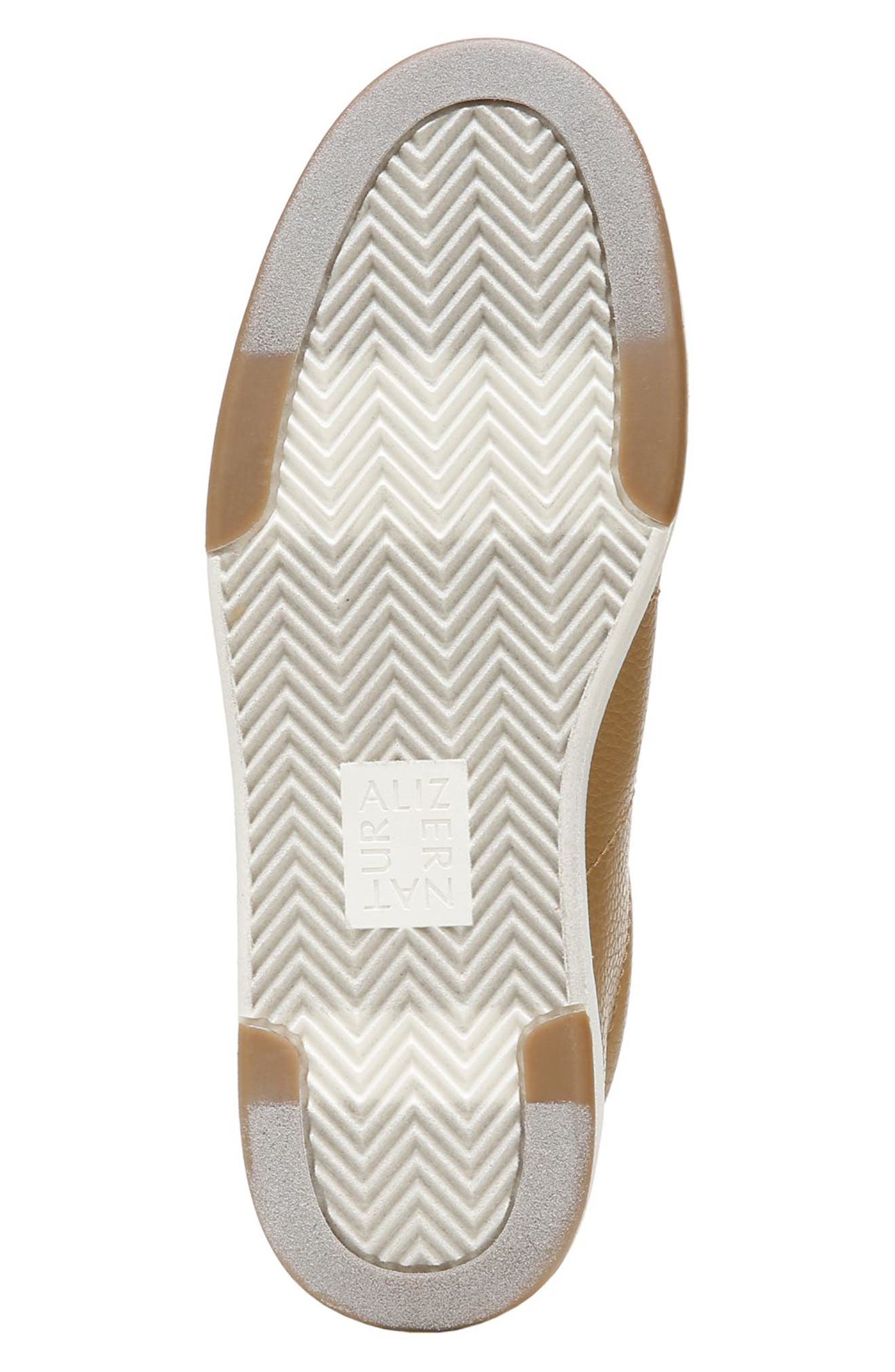 Karine Side Zip Sneaker, Alternate, color, BIRCHWOOD