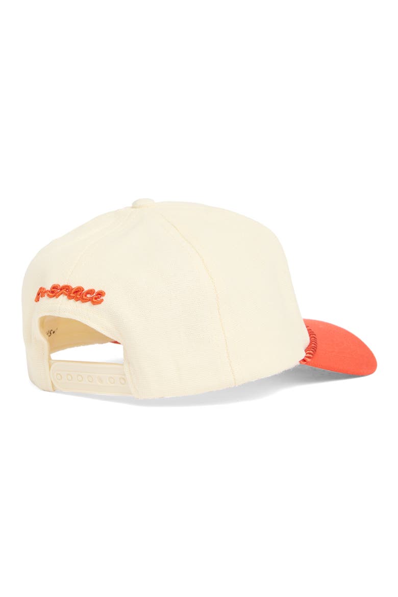 Newport Snapback Baseball Cap, Alternate, color, GRAPEFRUIT/ CREAM