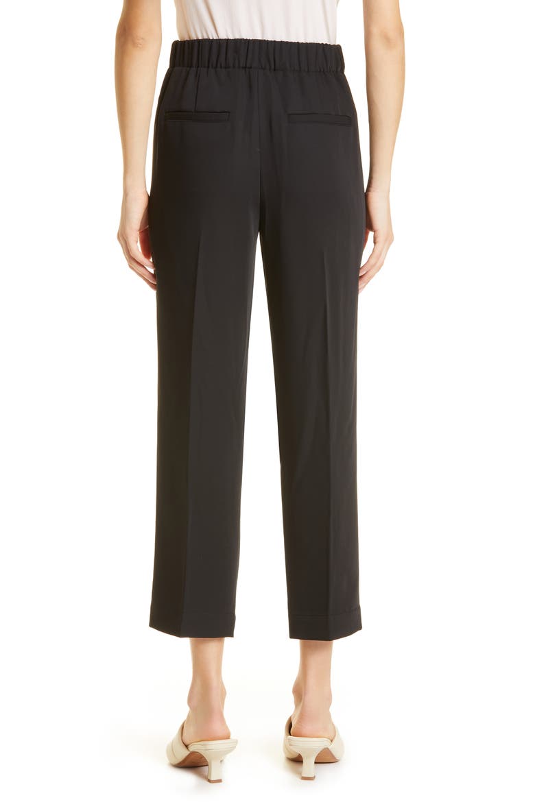Tapered Pull-On Pants, Alternate, color, BLACK