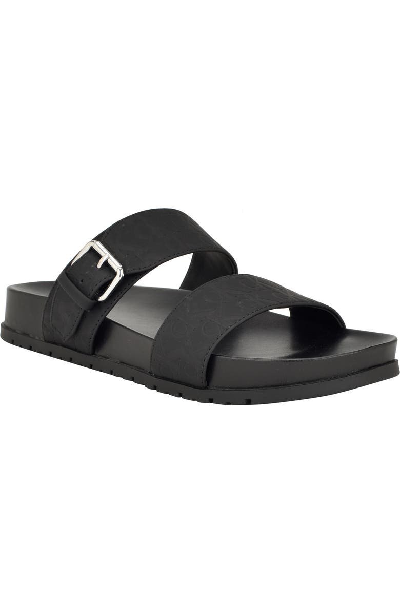 Calvin Klein Landesa Slide Sandal, Main, color, Black
