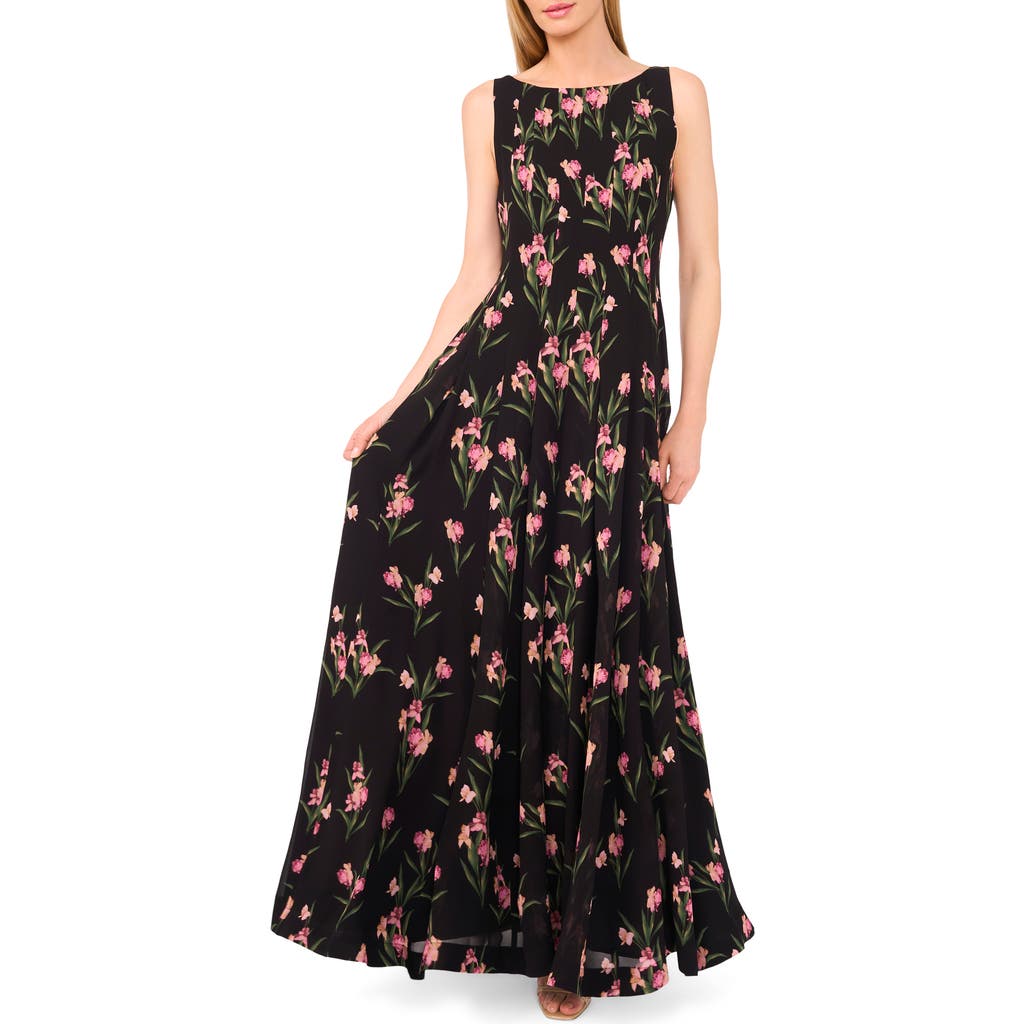 Ted Baker Floral Sleeveless Maxi Dress In Multi