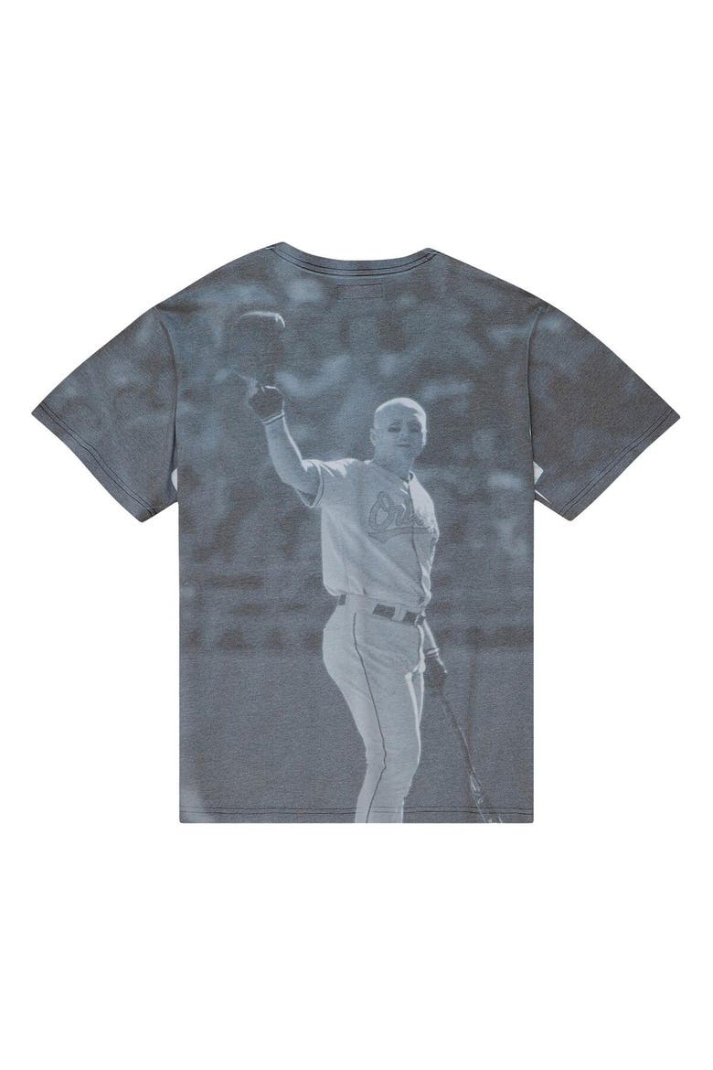 Men's Mitchell & Ness Cal Ripken Jr. Baltimore Orioles Cooperstown Collection Highlight Sublimated Player Graphic T-Shirt, Alternate, color, White
