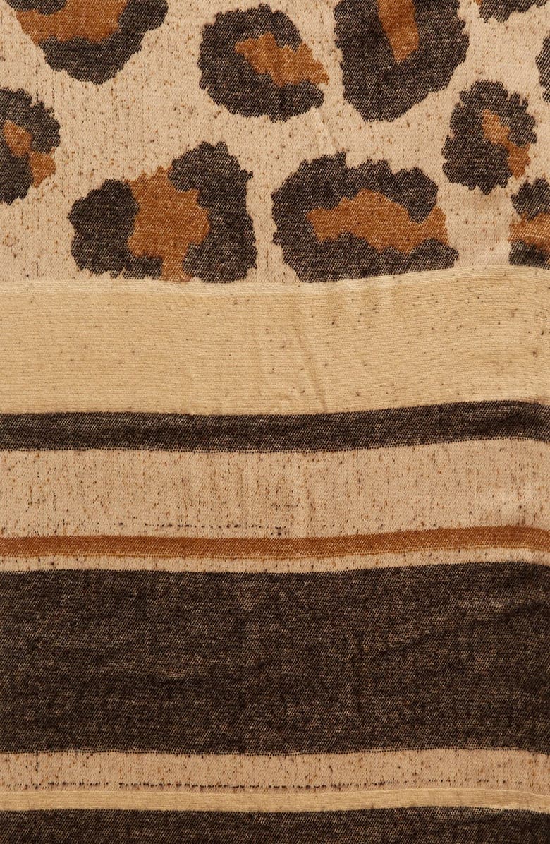 BP. Mixed Leopard Pattern Scarf, Alternate, color,