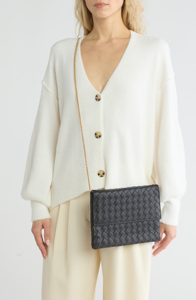 URBAN EXPRESSIONS HANDBAGS Woven Crossbody Bag, Alternate, color,