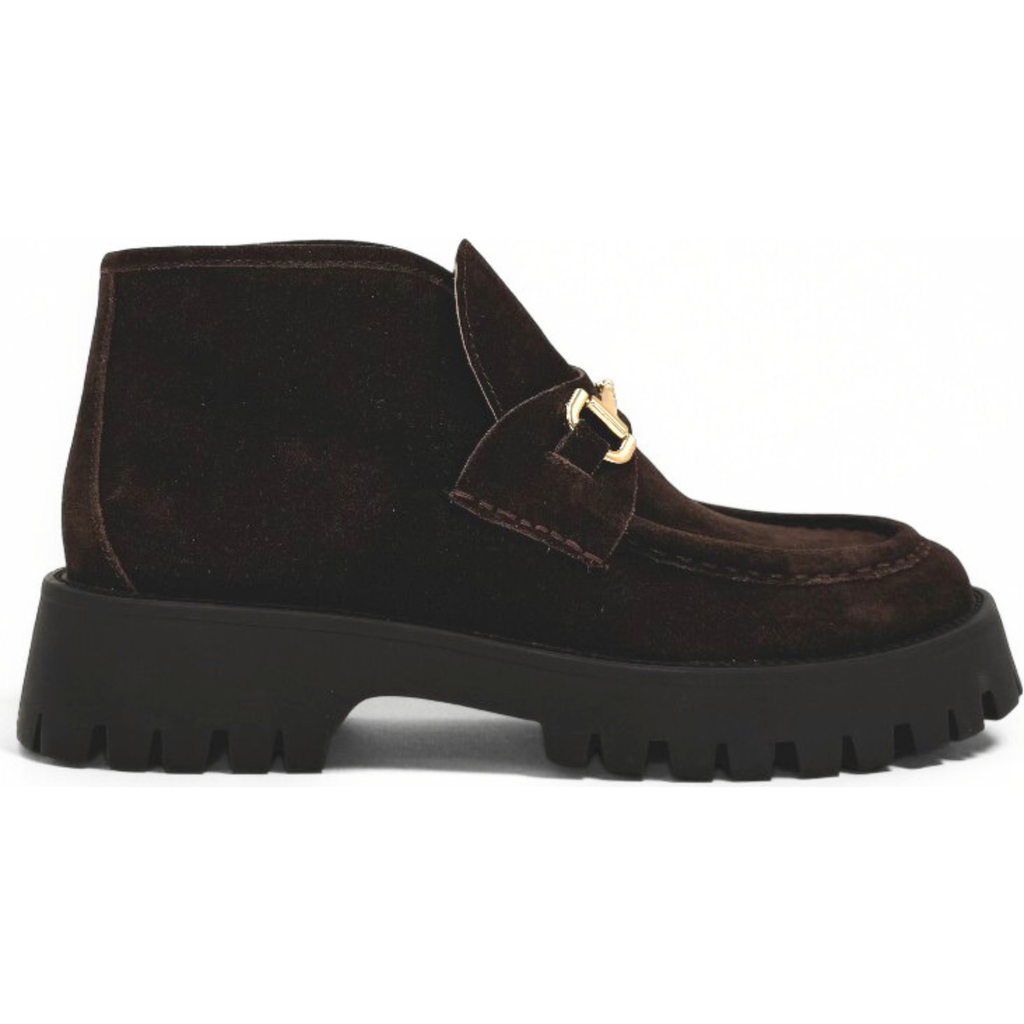 Amie Rafa Dario Suede Horsebit Boots in Brown at Nordstrom, Size 36