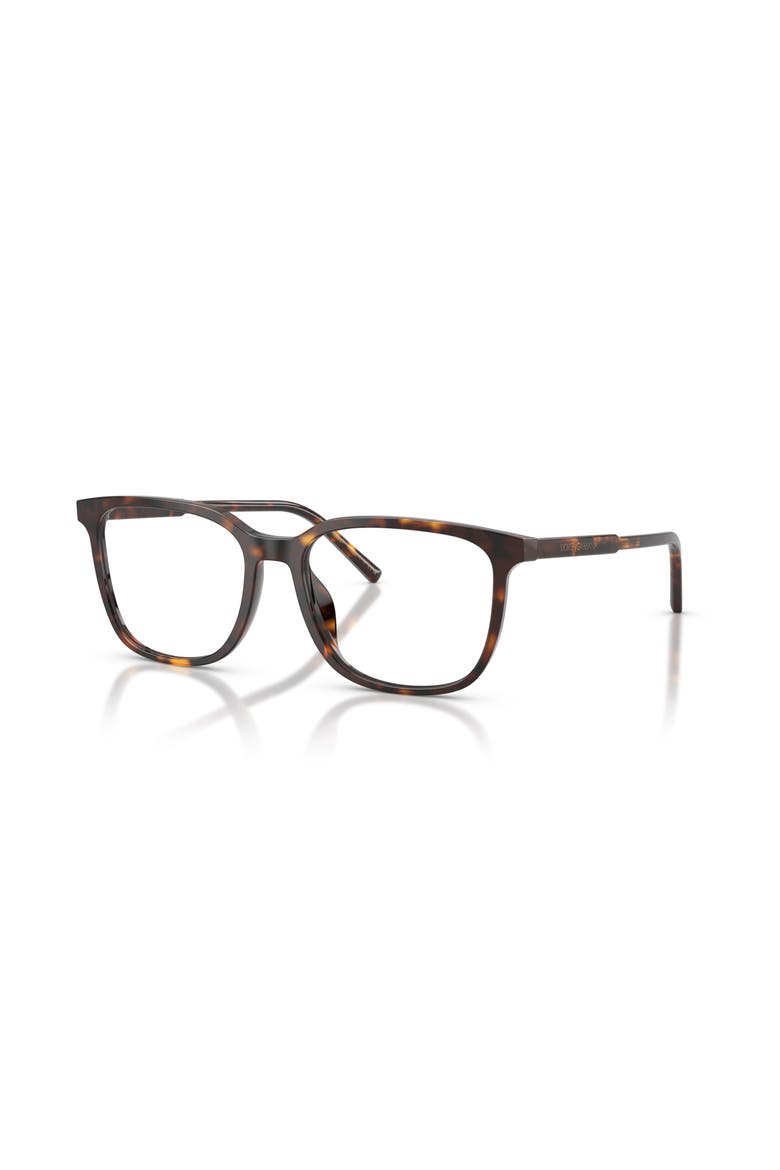 55mm Square optical glasses, Main, color, Tortoise