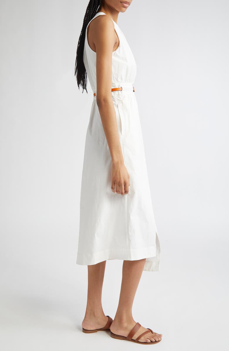 Reiss Brianne Belted Cotton Blend Dress, Alternate, color, 
