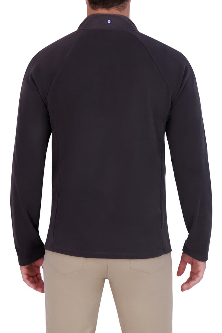 Microfleece Quarter Zip Golf Sweatshirt, Alternate, color, DARK GREY