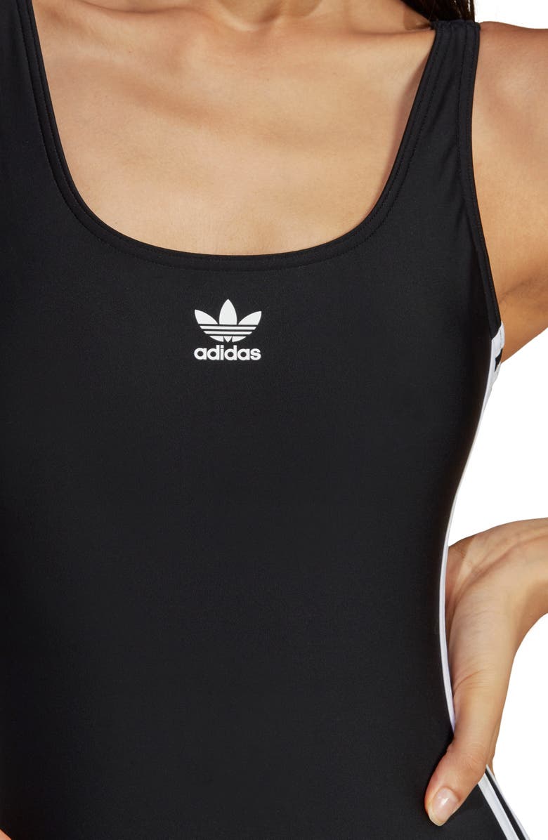 adidas Lifestyle One-Piece Swimsuit, Alternate, color,