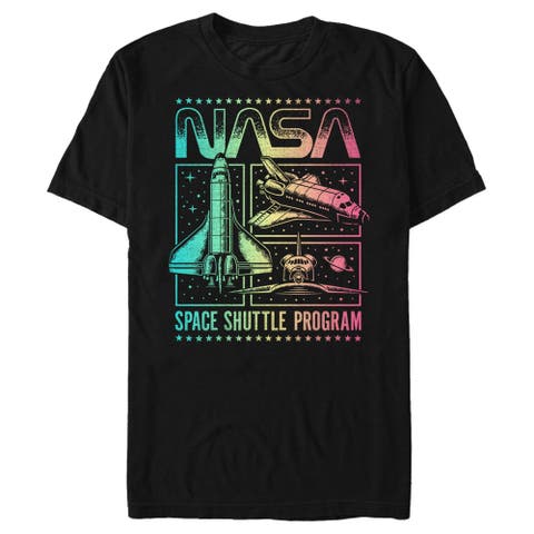 Men's NASA Rainbow Panels  Graphic T-Shirt