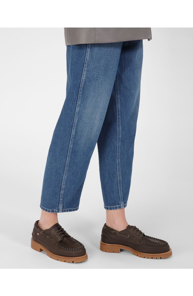 Bally Tristan Leather Moccasin, Alternate, color, Brown