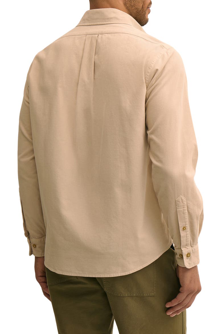 Friday Cotton Corduroy Button-Down Work Shirt, Alternate, color, OATMEAL