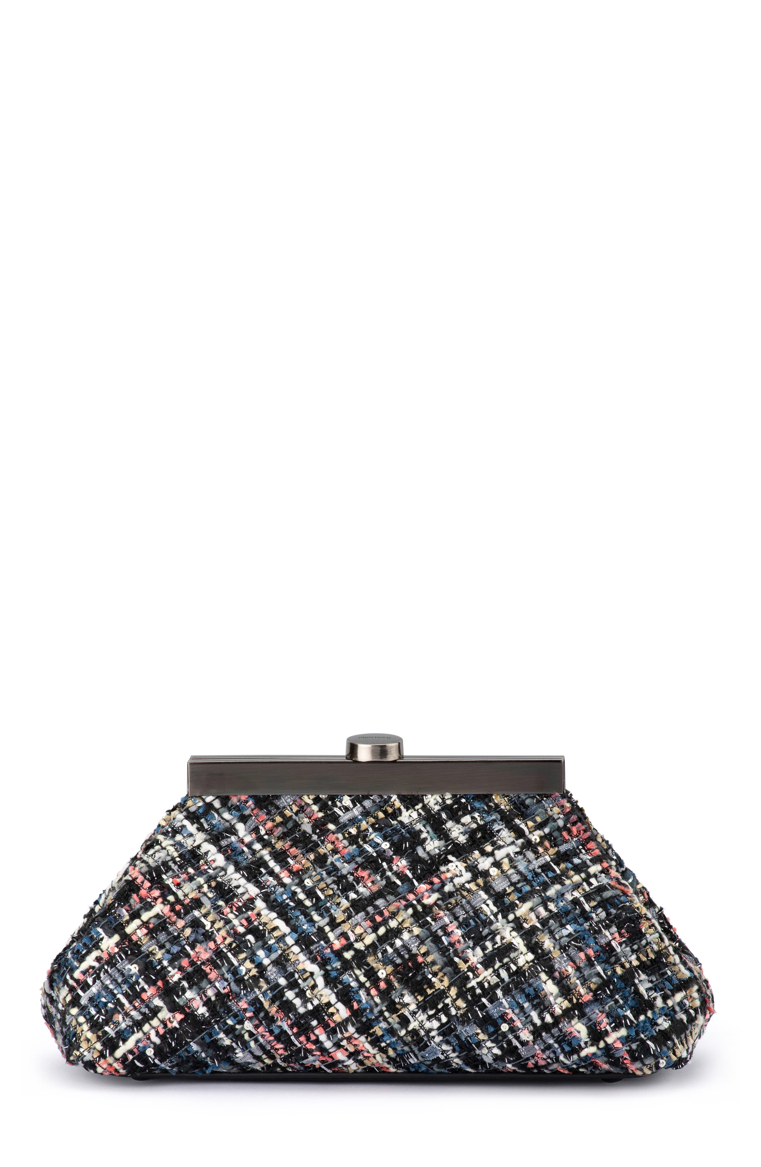 Olga Berg Mia Bouclé Clutch