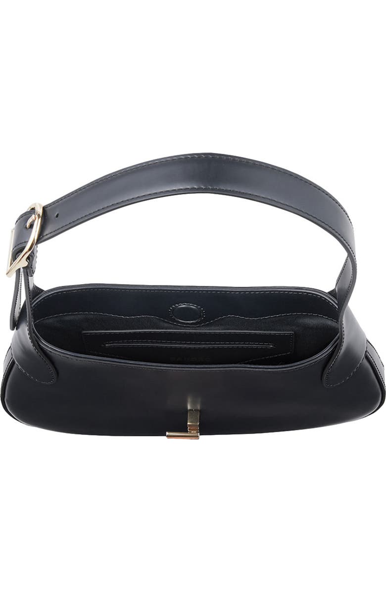 SANDRO Janet bag in certified leather, Alternate, color, Black