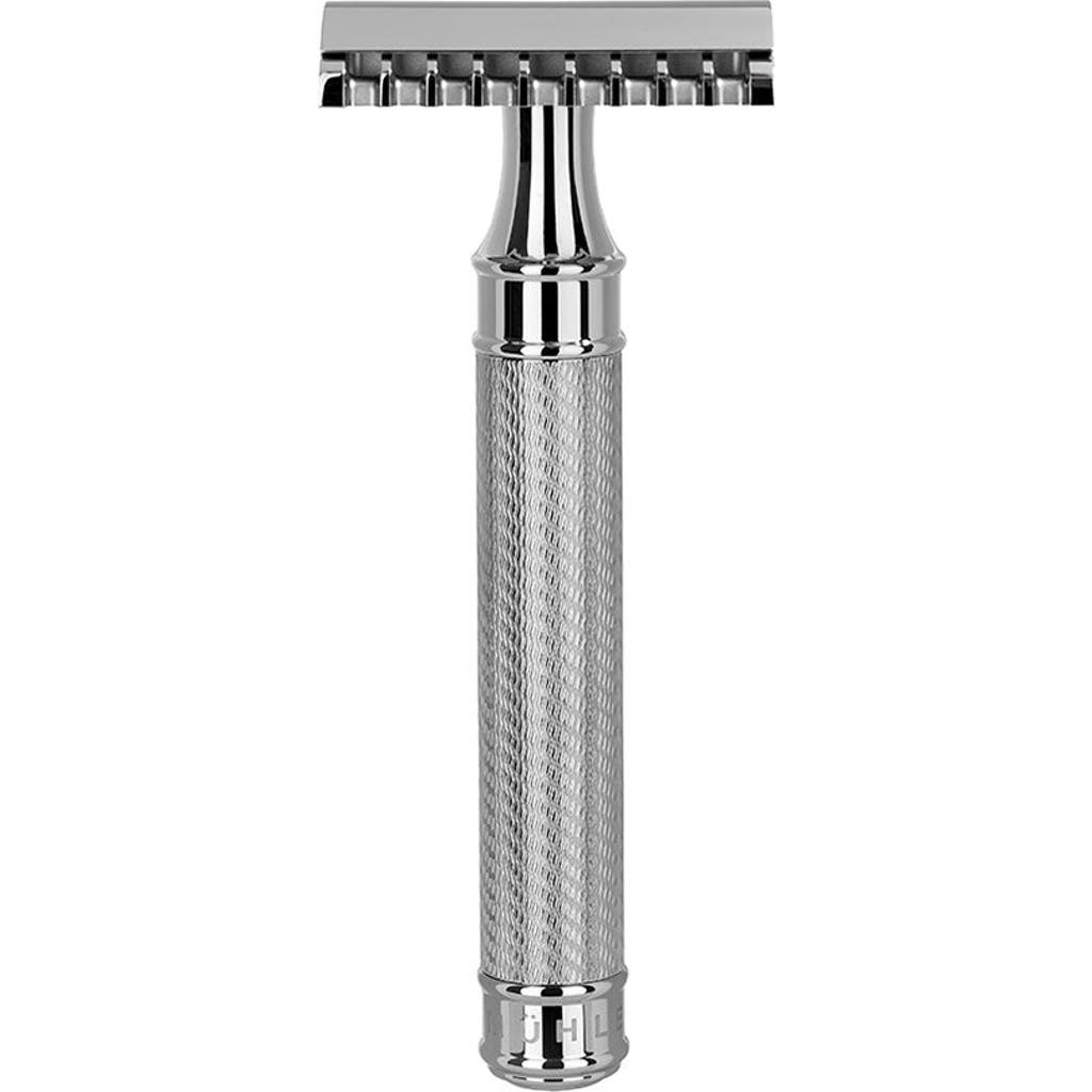 Mühle Traditional Large Stainless Steel Safety Razor In Gray