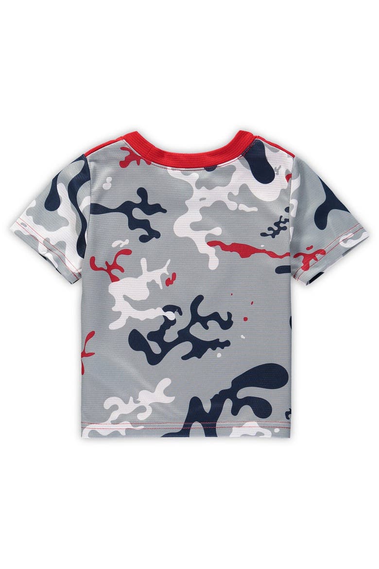 Newborn & Infant Red/Navy Cleveland Guardians Pinch Hitter T-Shirt & Shorts Set, Alternate, color, Red