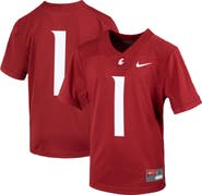 Nike Youth Nike #1 Crimson Washington State Cougars Untouchable Football Jersey