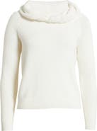 Open Edit Twisted Collar Sweater