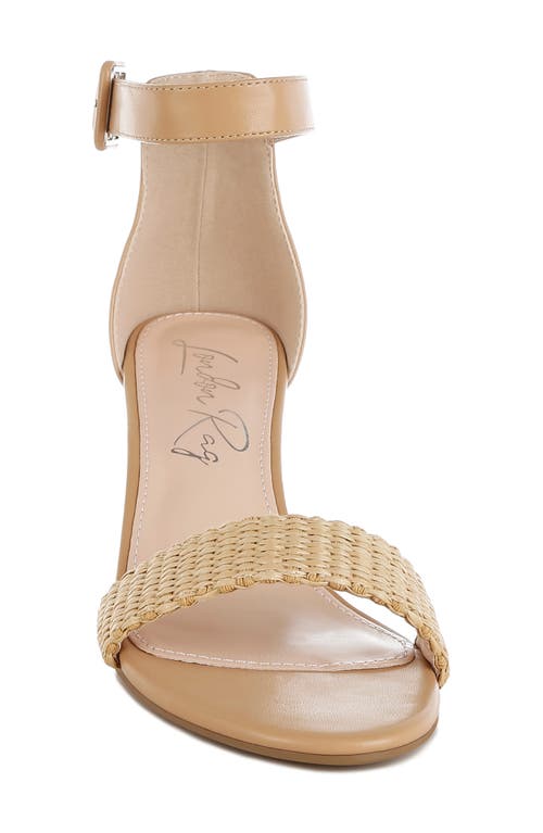Shop London Rag Rano Ankle Strap Sandal In Natural