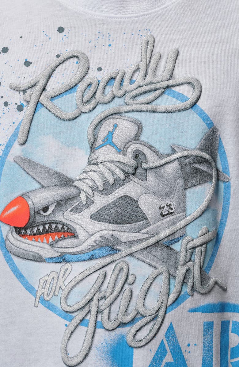 Jordan Kids' Ready For Flight T-Shirt, Alternate, color, White