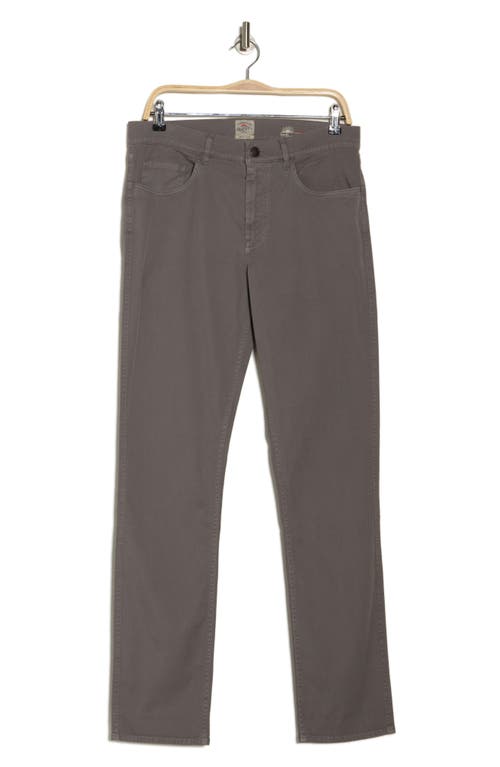 Faherty Comfort Twill 5-pocket Pants In Gray