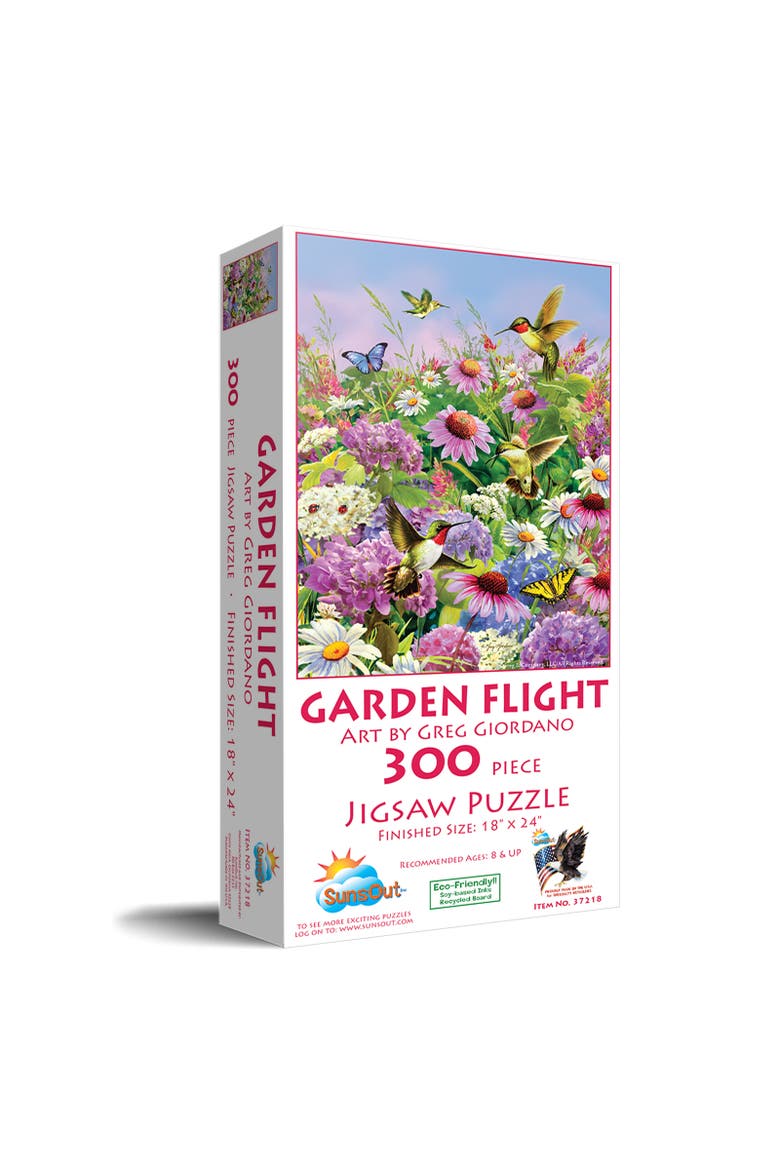 Garden Flight 300 piece Jigsaw Puzzle for Adults, Main, color, Multicolor