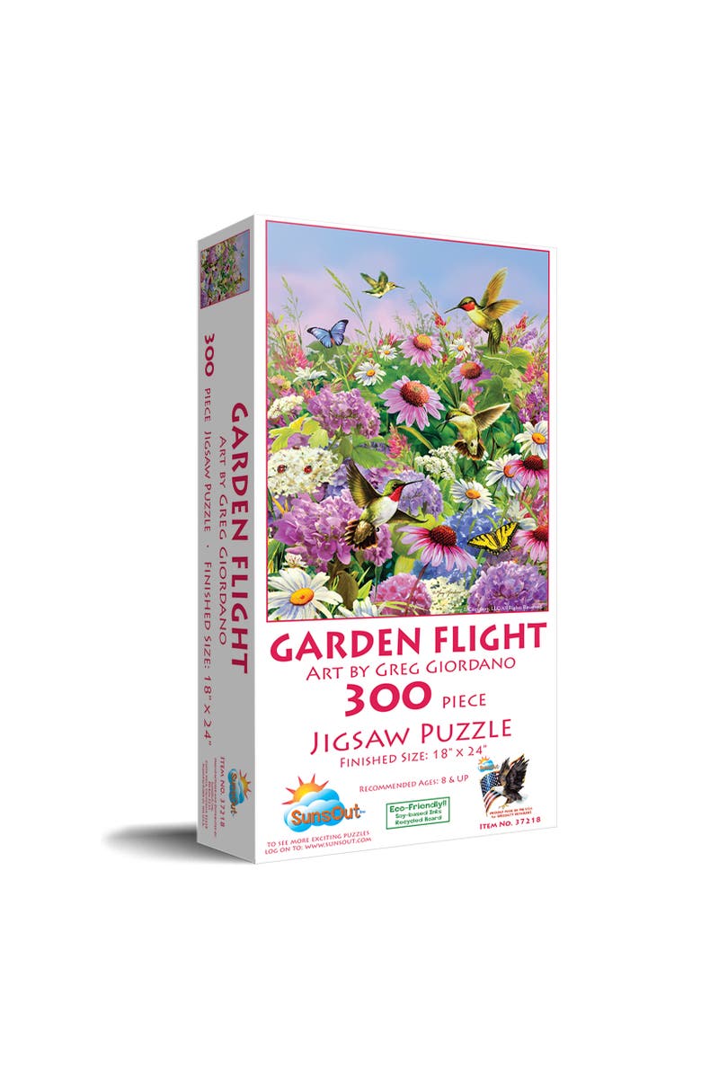 Sunsout Garden Flight 300 piece Jigsaw Puzzle for Adults, Main, color, Multicolor