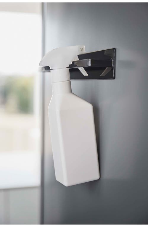 Yamazaki Magnetic Kitchen Towel Hanger In Black