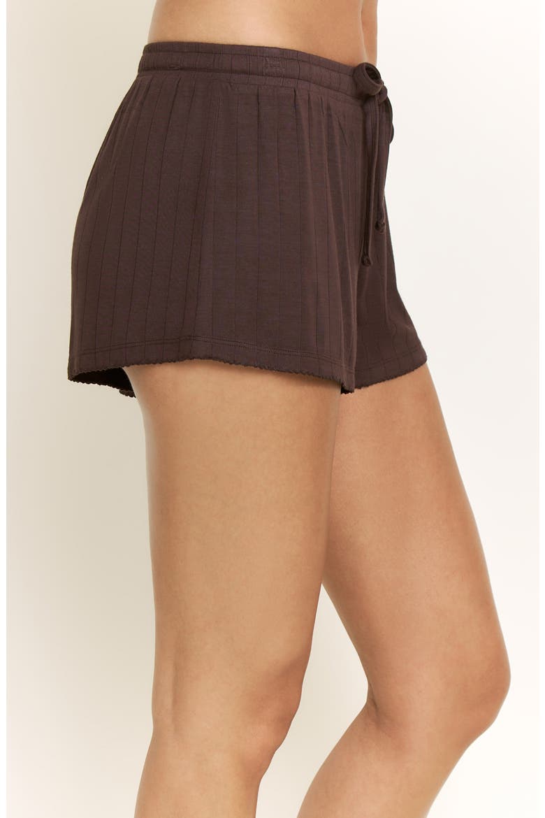 Cloud Modal Sleep Shorts, Alternate, color, CHOCOLATE