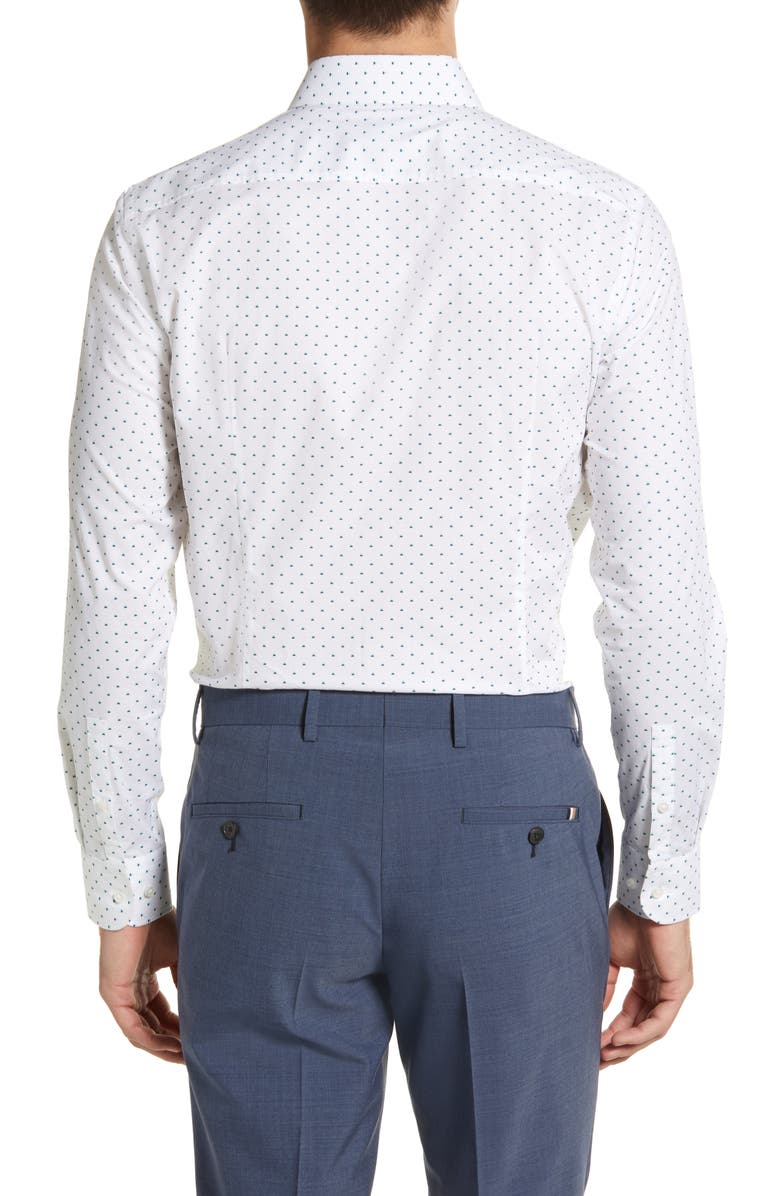 BOSS Hank Kent Slim Fit Stretch Dress Shirt, Alternate, color, 