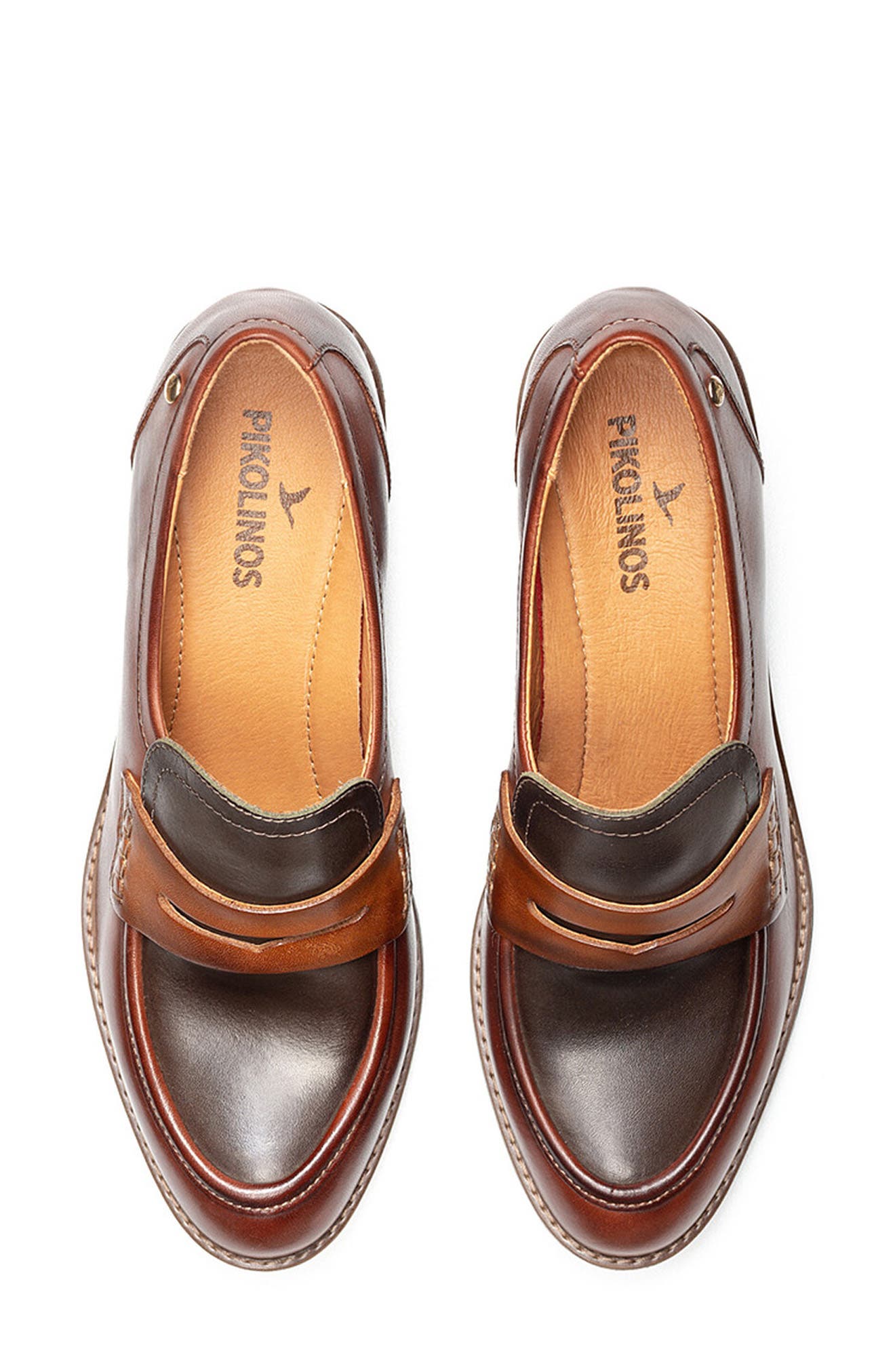 PIKOLINOS Llanes Loafer Pump, Alternate, color, Cognac