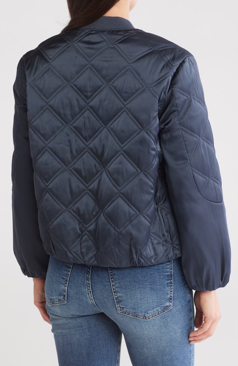 Democracy Quilted Bomber Jacket, Alternate, color,