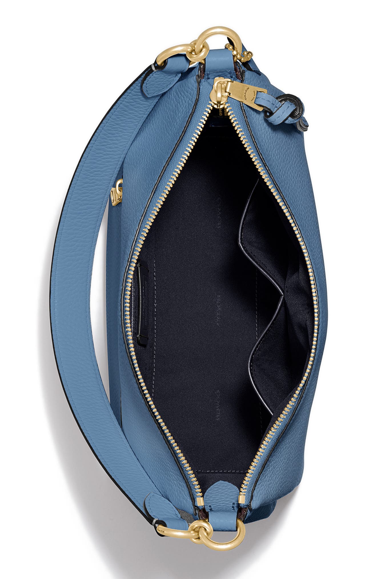 Shay Shoulder Bag, Alternate, color, BRASS/ LAKE