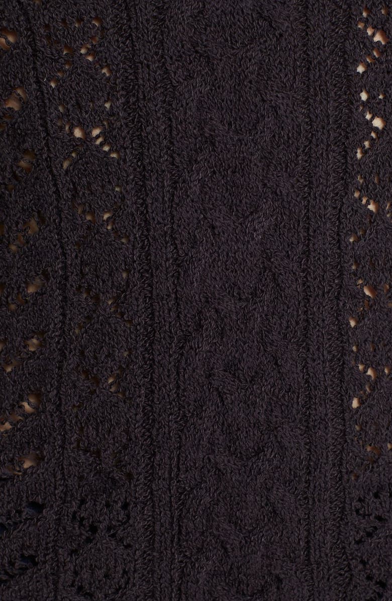 Free People Tie Back Sweater, Alternate, color, 