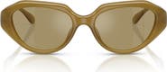 COACH 52mm Irregular Sunglasses