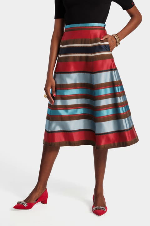 Mercer Striped Maxi Skirt